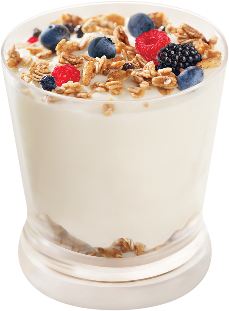 yogur con granola y frutos rojos yogur con granola y frutos rojos